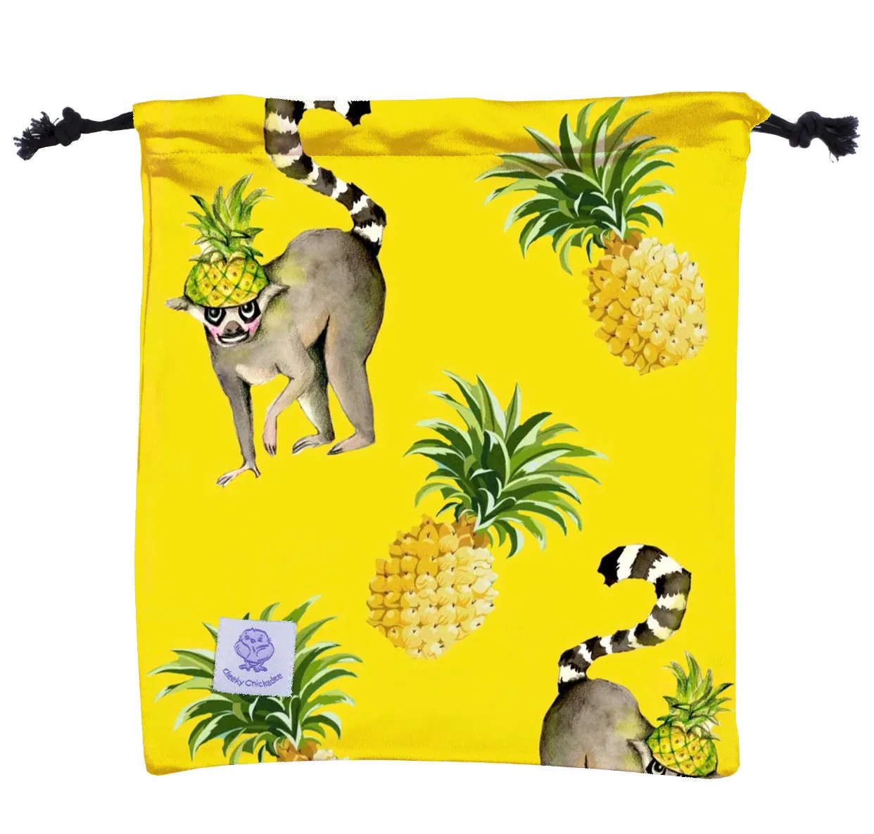 Pineapple Lemurs Kids' Rash Top