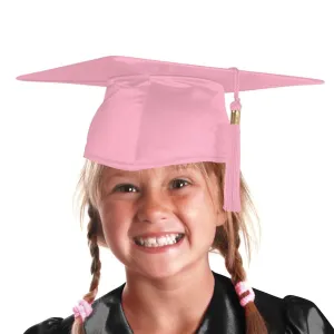 Pink Graduation Hat With Tassel for Kids