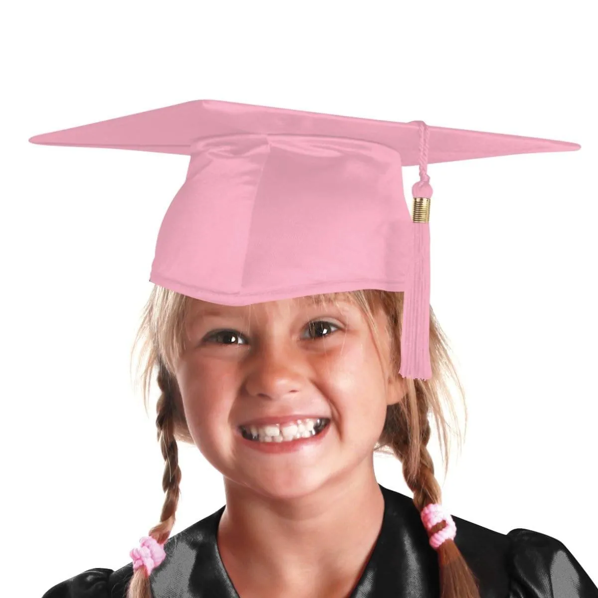 Pink Graduation Hat With Tassel for Kids