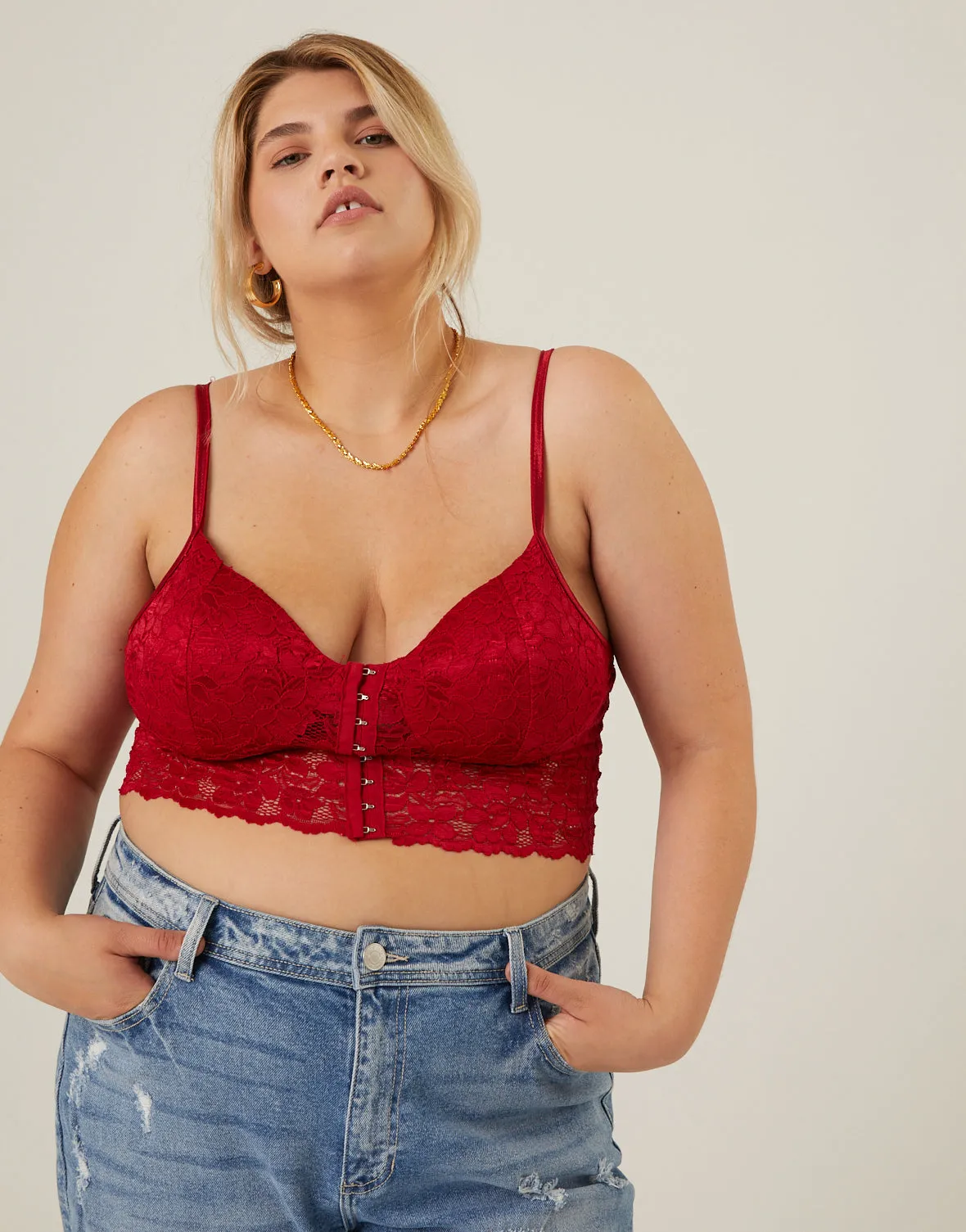 Plus Size Alexandria Lace Bralette