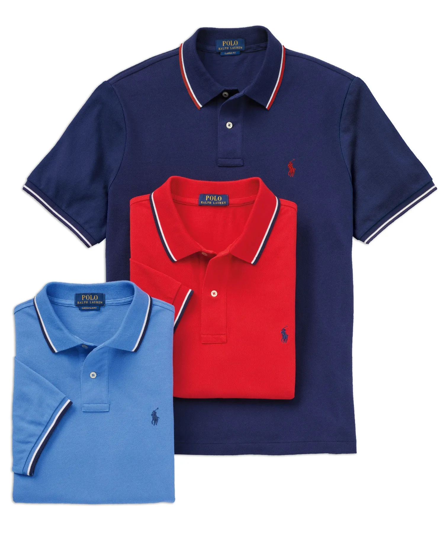 Polo Ralph Lauren Short Sleeve Tipped Mesh Polo Knit Shirt