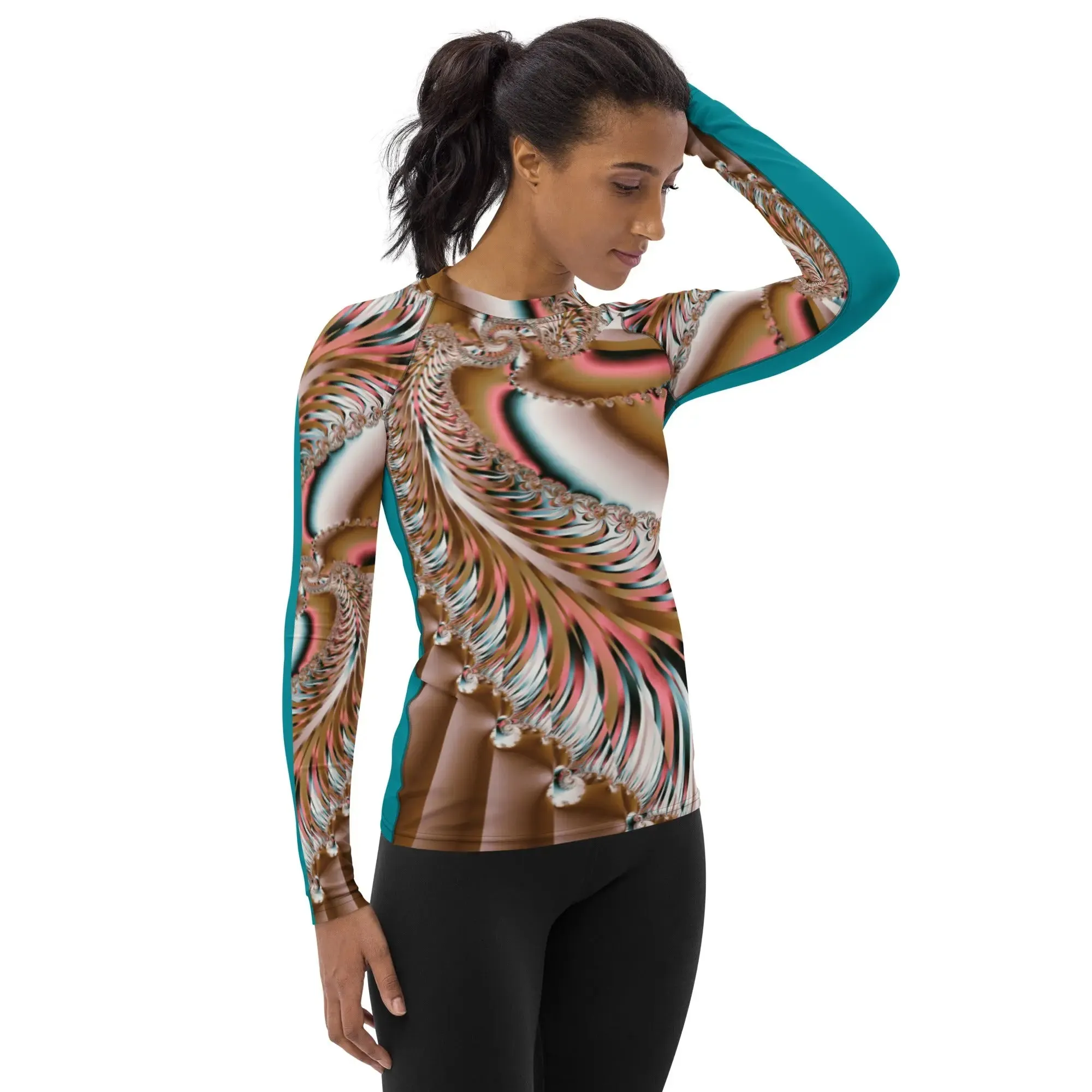 "Summer Spin" Collection - Women's Rash Guard