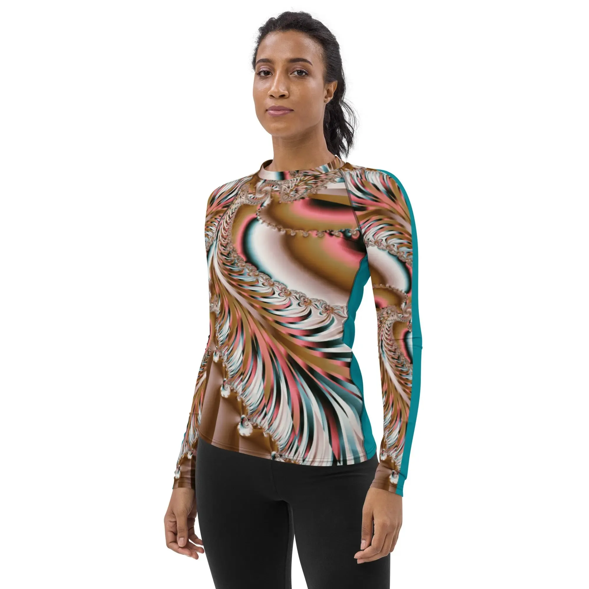 "Summer Spin" Collection - Women's Rash Guard