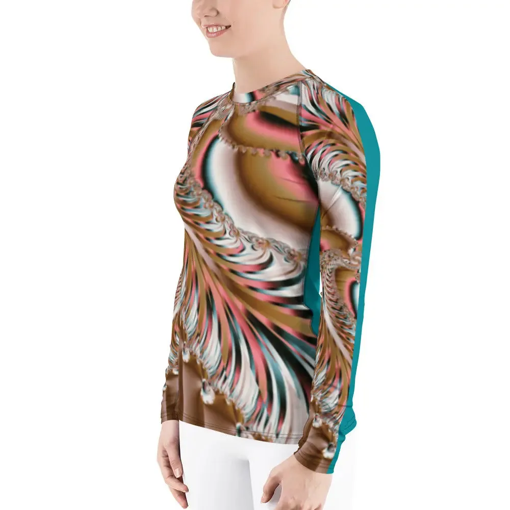 "Summer Spin" Collection - Women's Rash Guard