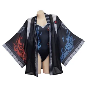"WALL OF ICE" - My Hero Academia Anime - Todoroki Shoto - Swimwear Bikinis