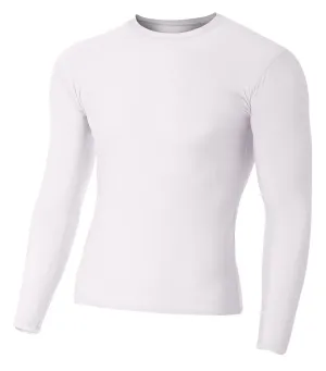 Rash Guard, Long Sleeve, White