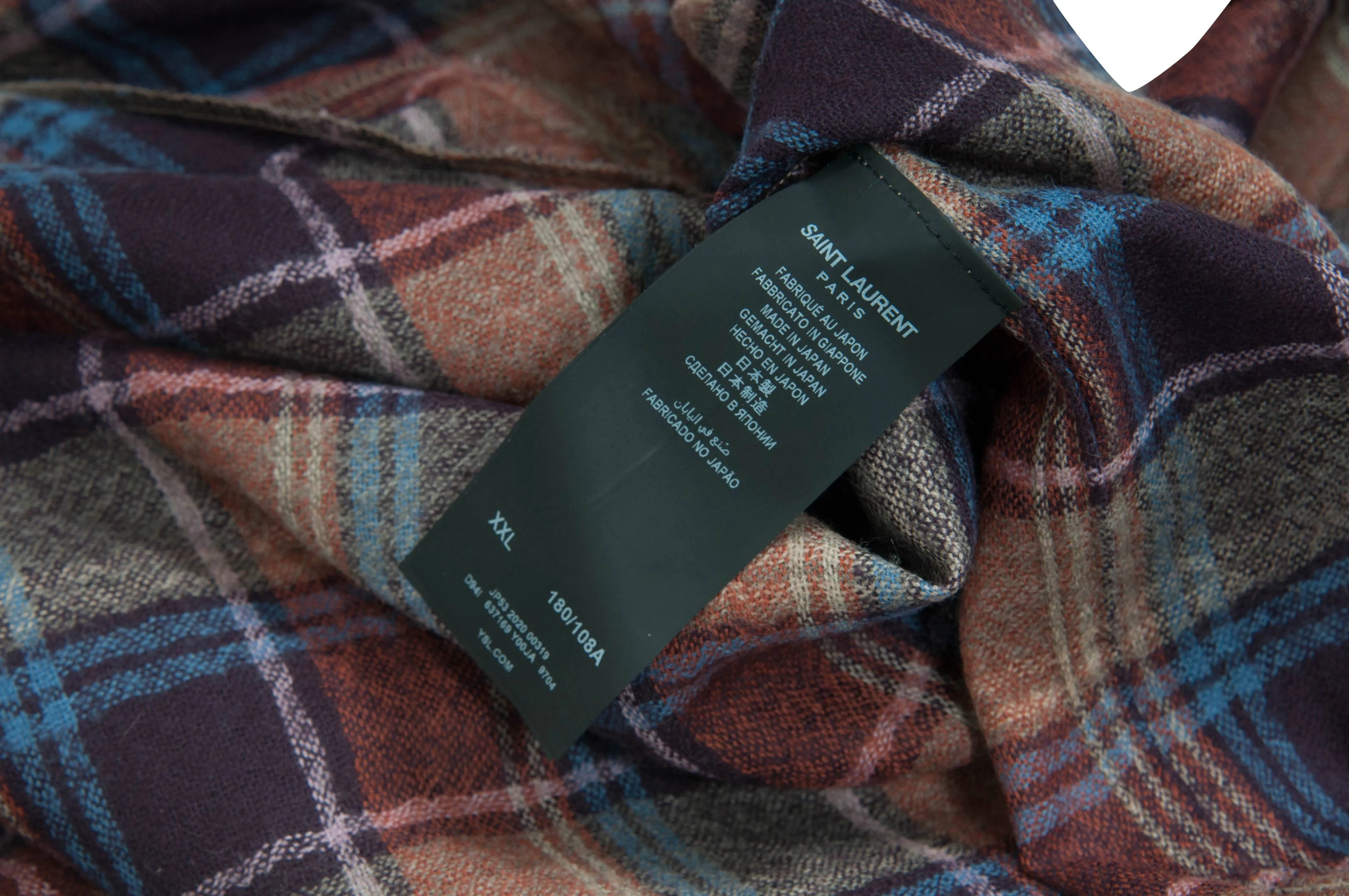 Raw Hem Short Sleeve Plaid Flannel