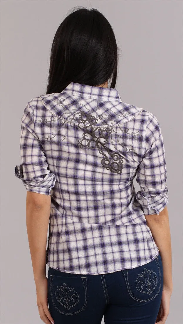 Roar Anka Button-down in Purple