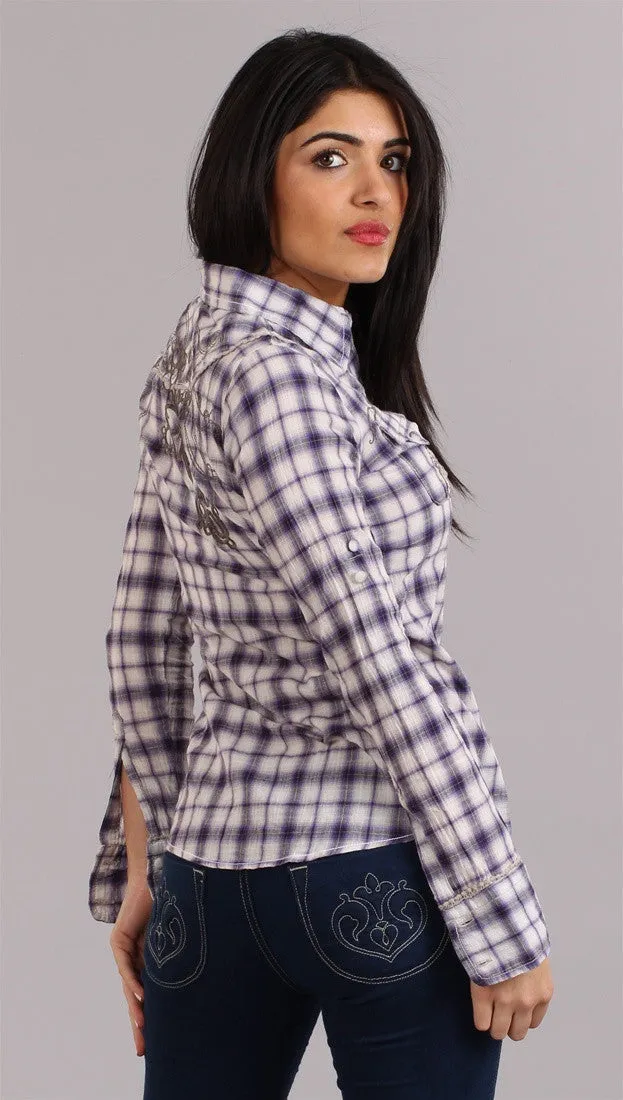 Roar Anka Button-down in Purple
