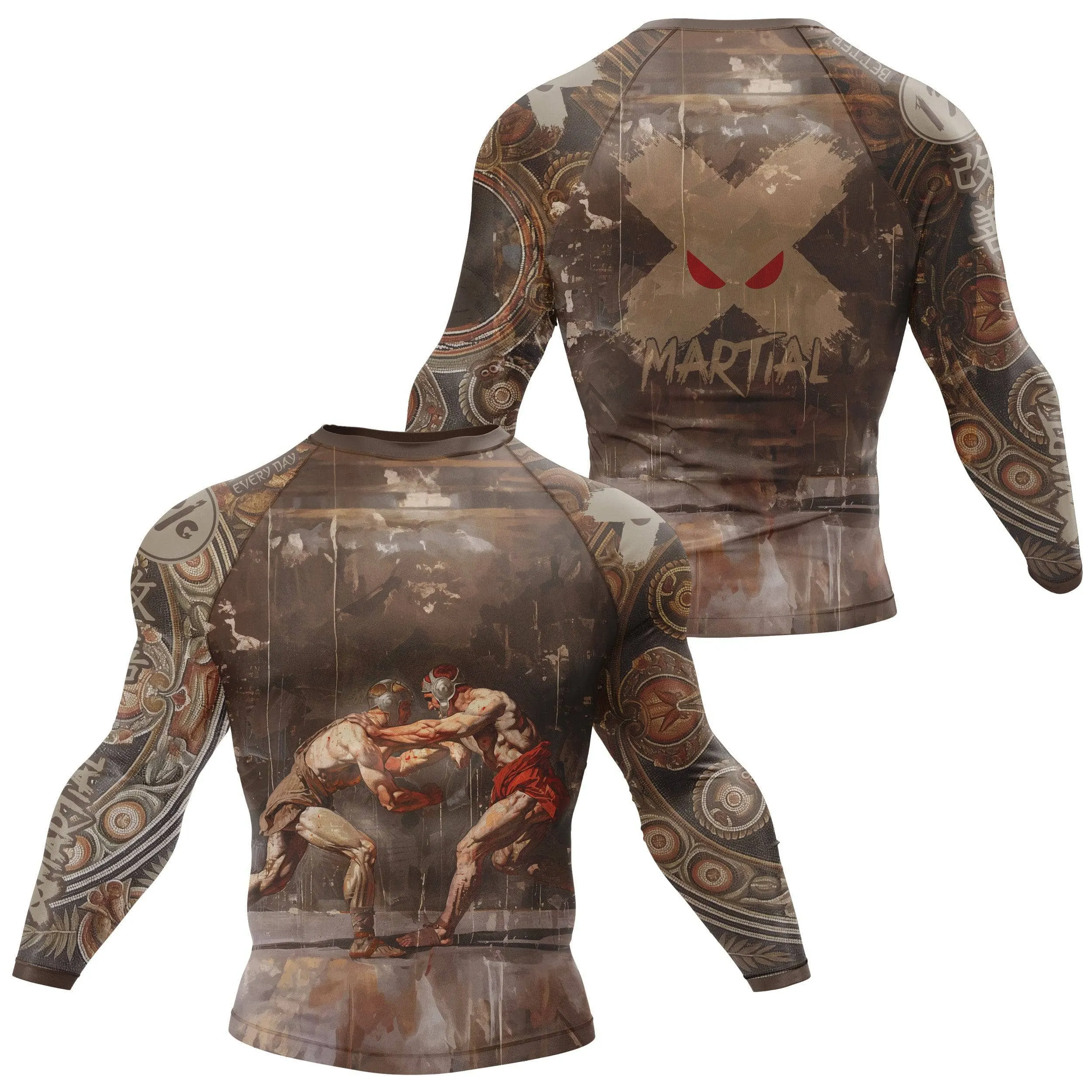 Roman Gladiatorial BJJ Rash Guard