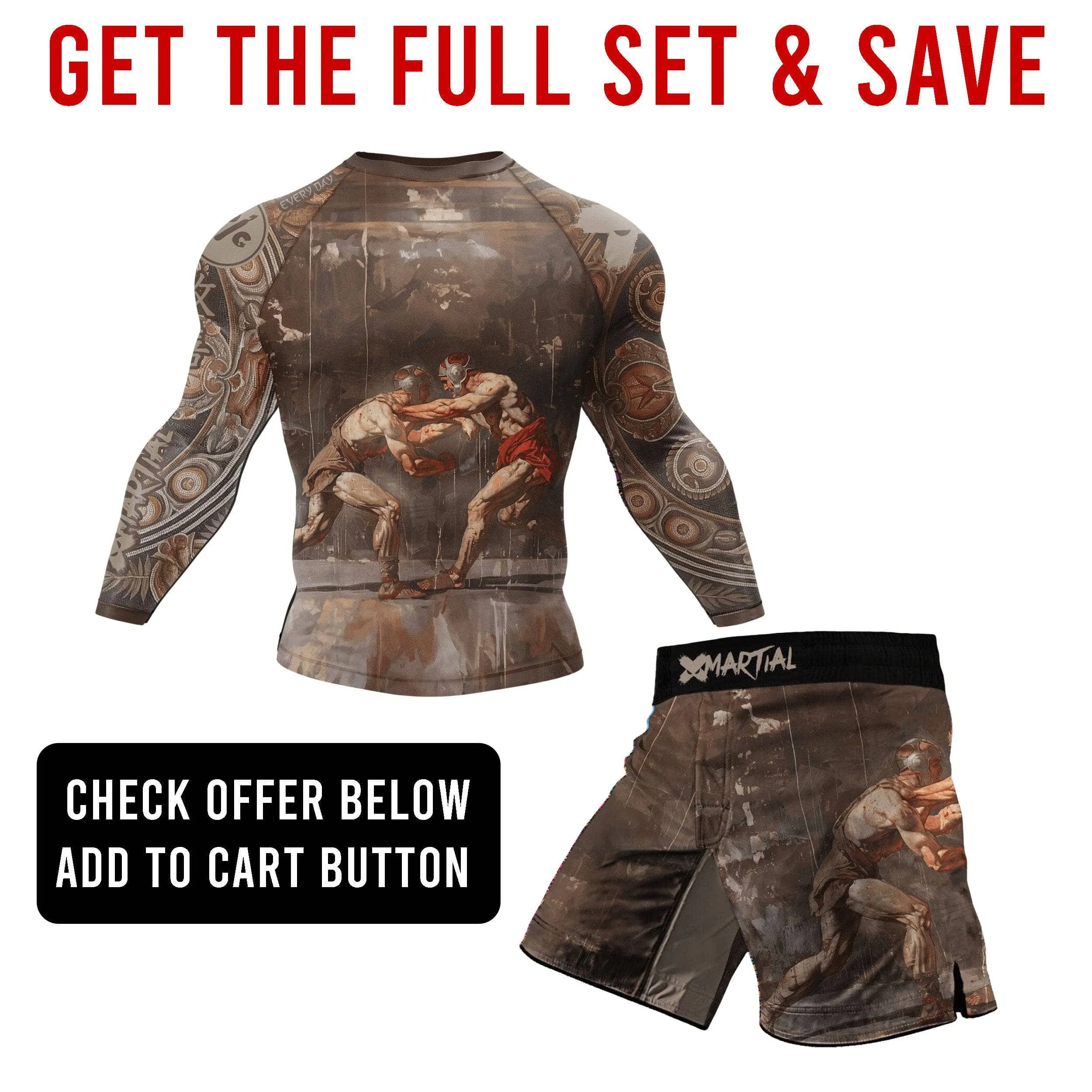 Roman Gladiatorial BJJ Rash Guard
