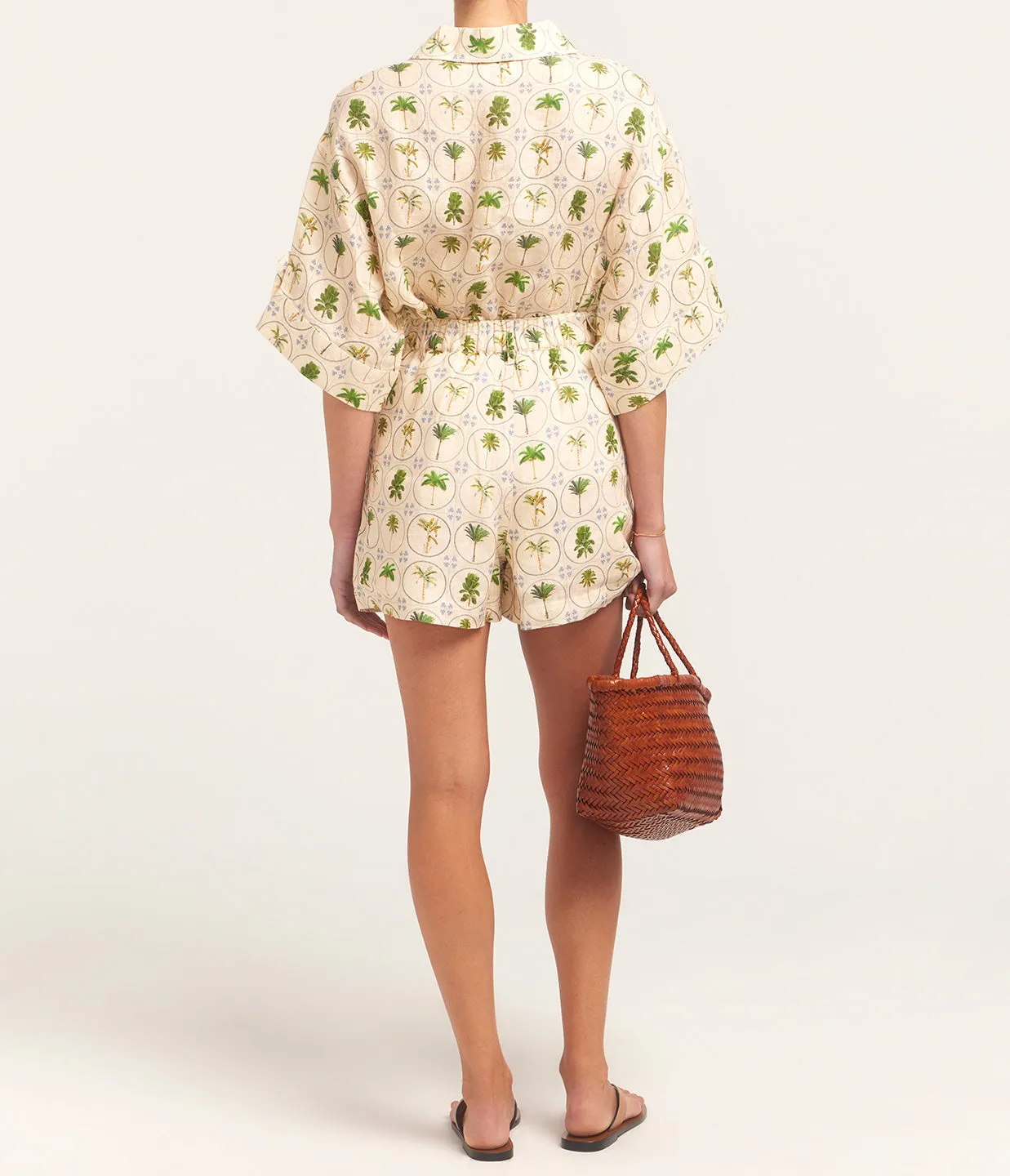 Rummy Shorts in Tropical Palms