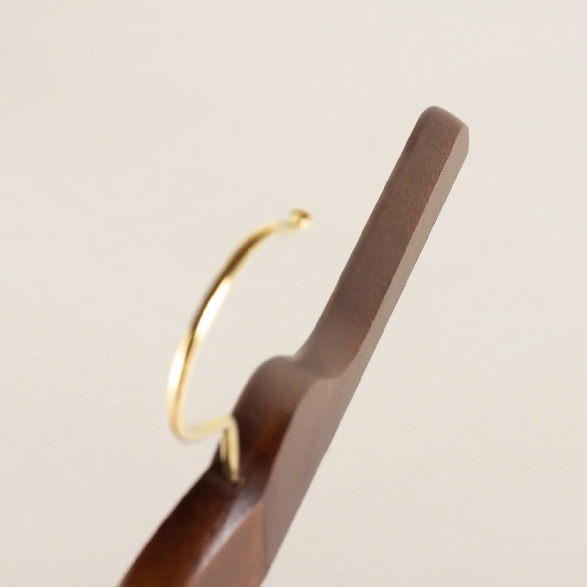 Shirt hanger set - walnut