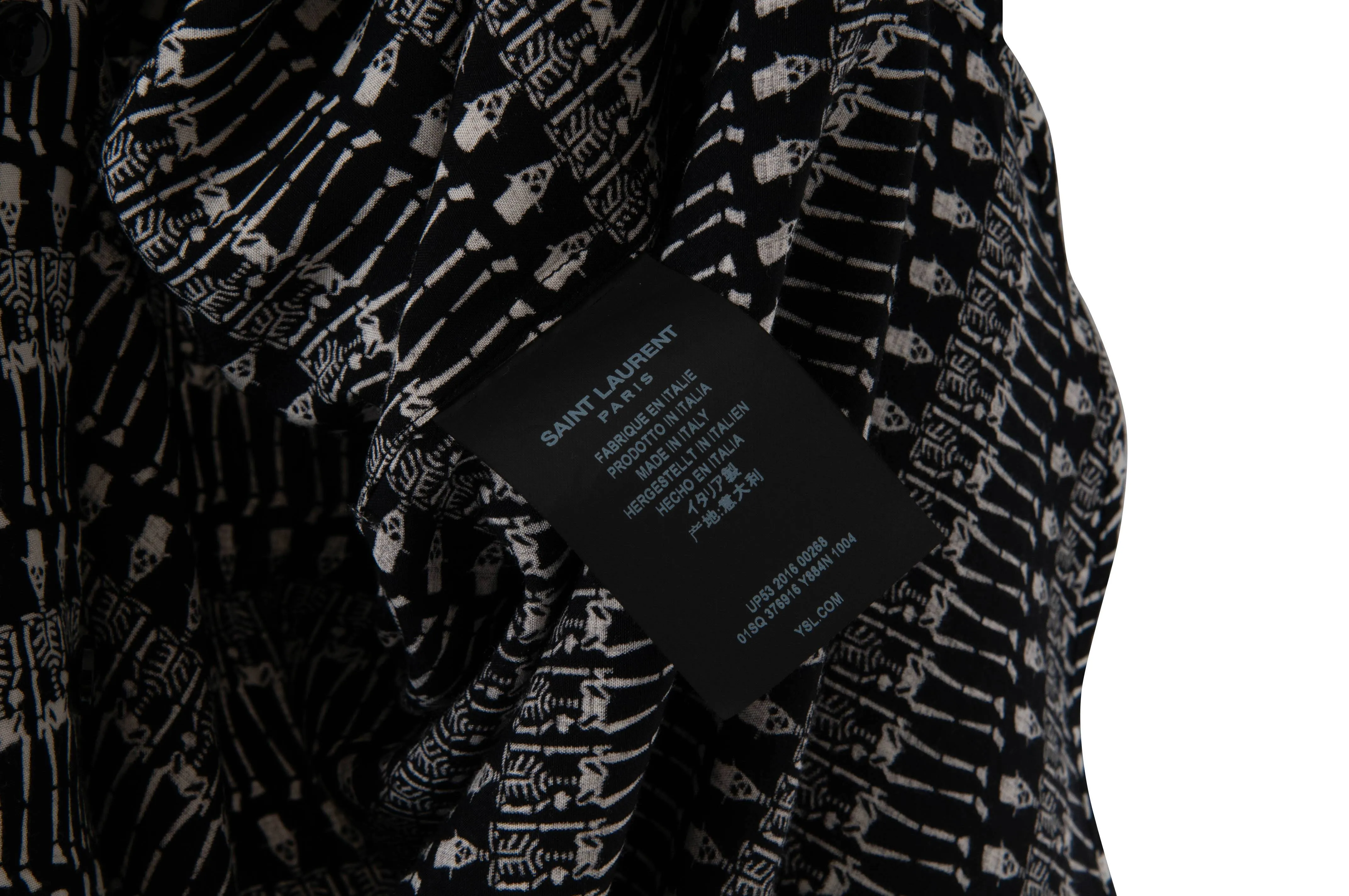 Skeleton Printed Viscose Shirt