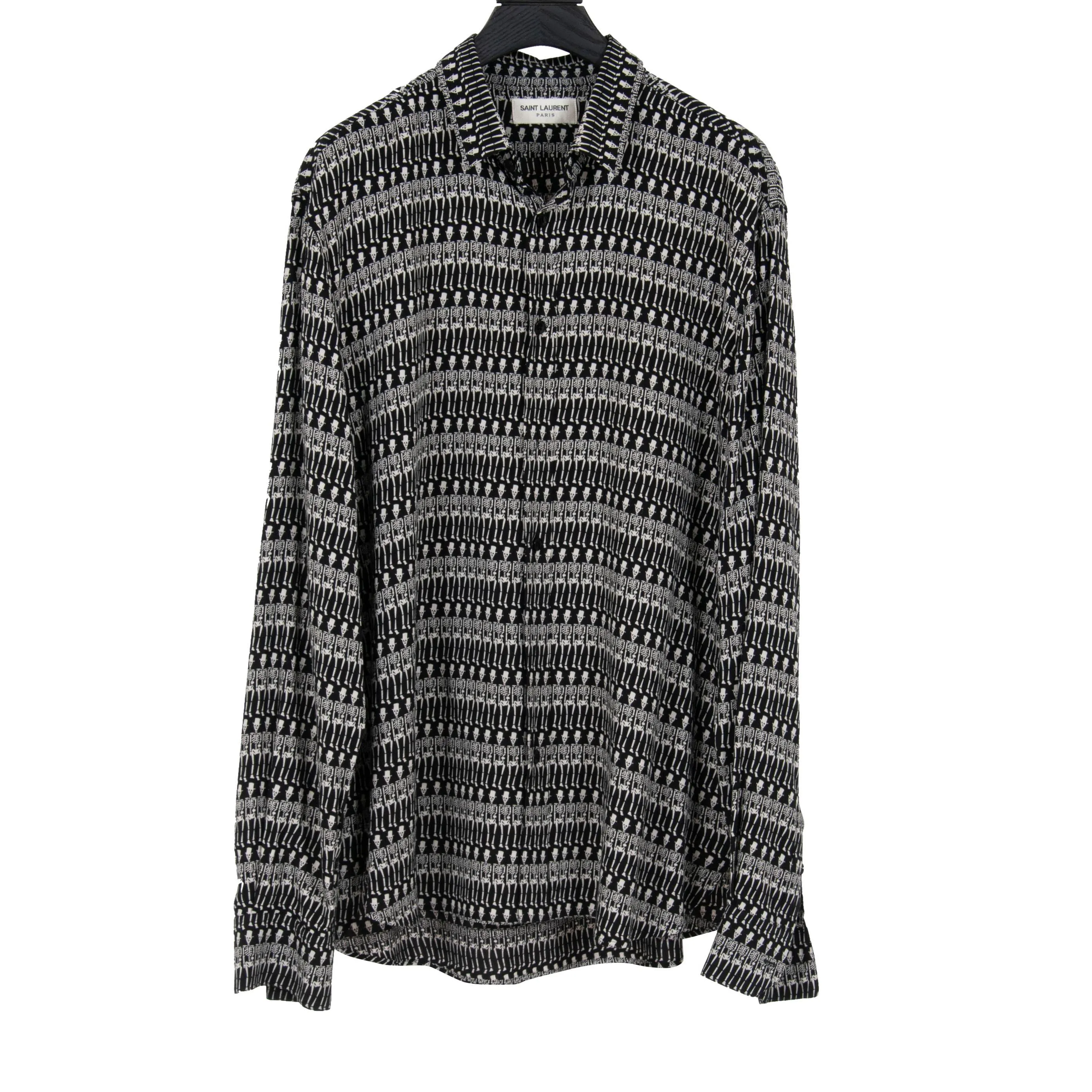 Skeleton Printed Viscose Shirt