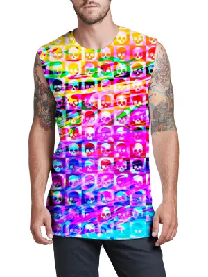 Skull Fam Purple Men's Muscle Tank