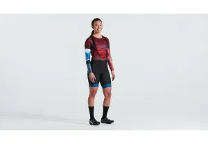 Specialized Endurance Jersey Ss Wmn Jersey Graphite Florazzo Print X-Large