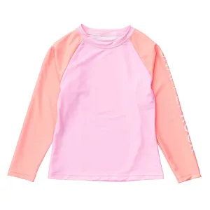 Sunset Pink LS Rash Top