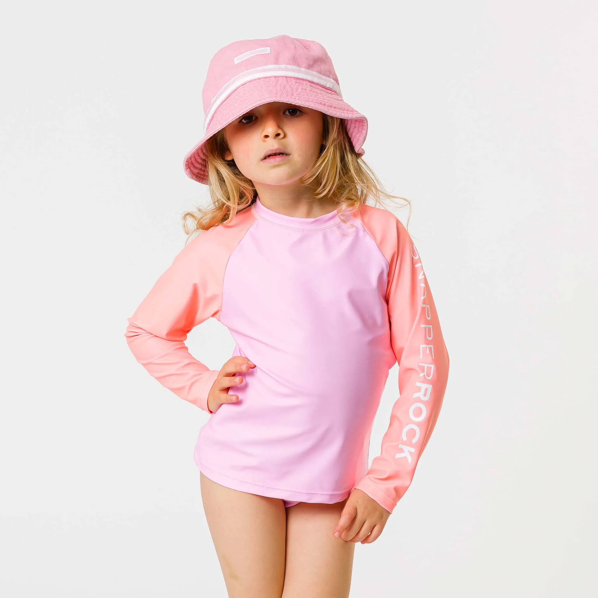 Sunset Pink LS Rash Top