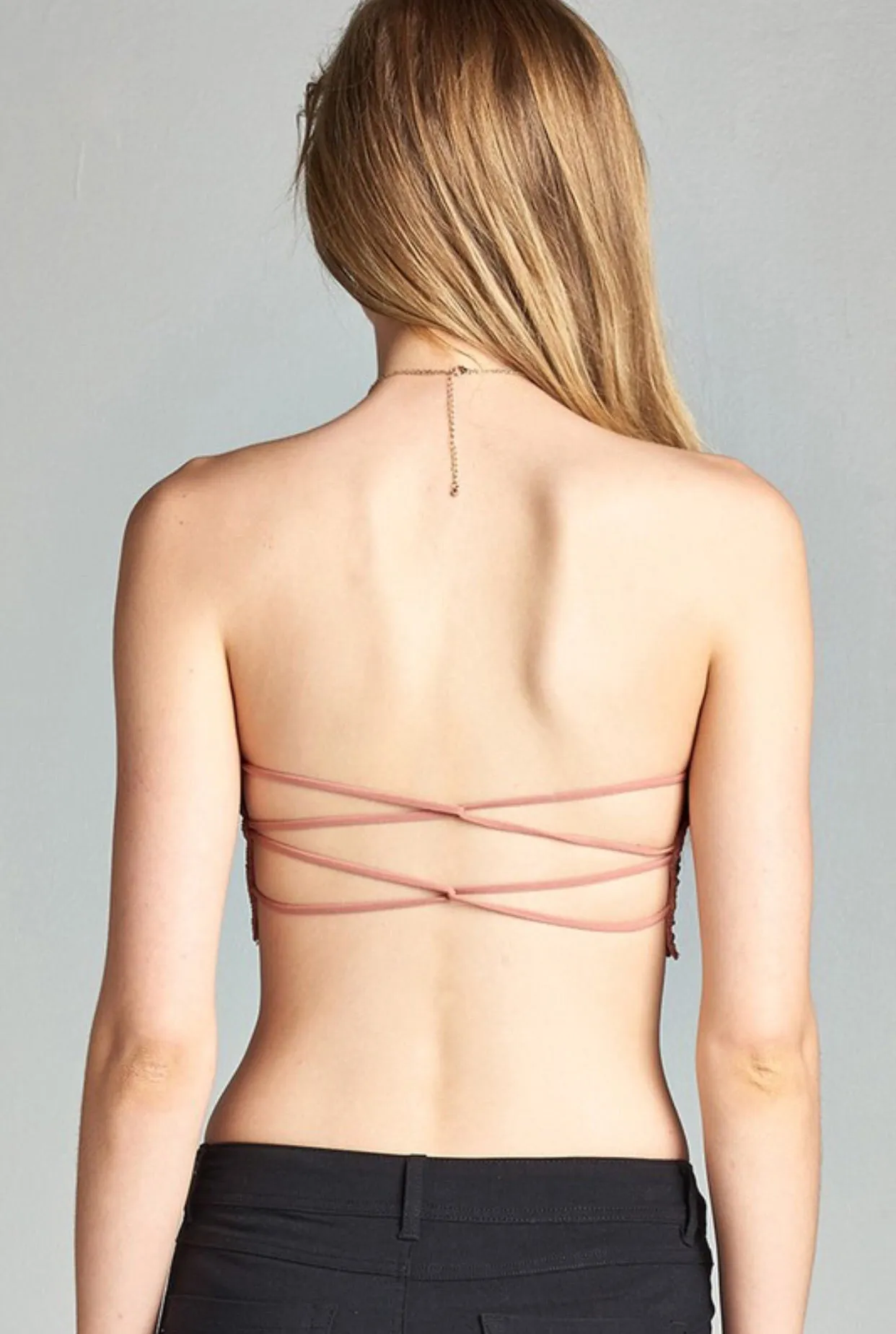 TEASE ME Lace Bandeau Bralette