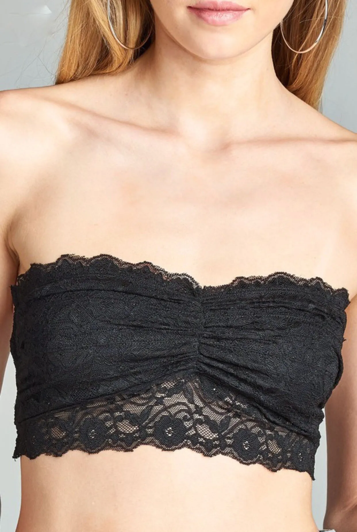 TEASE ME Lace Bandeau Bralette