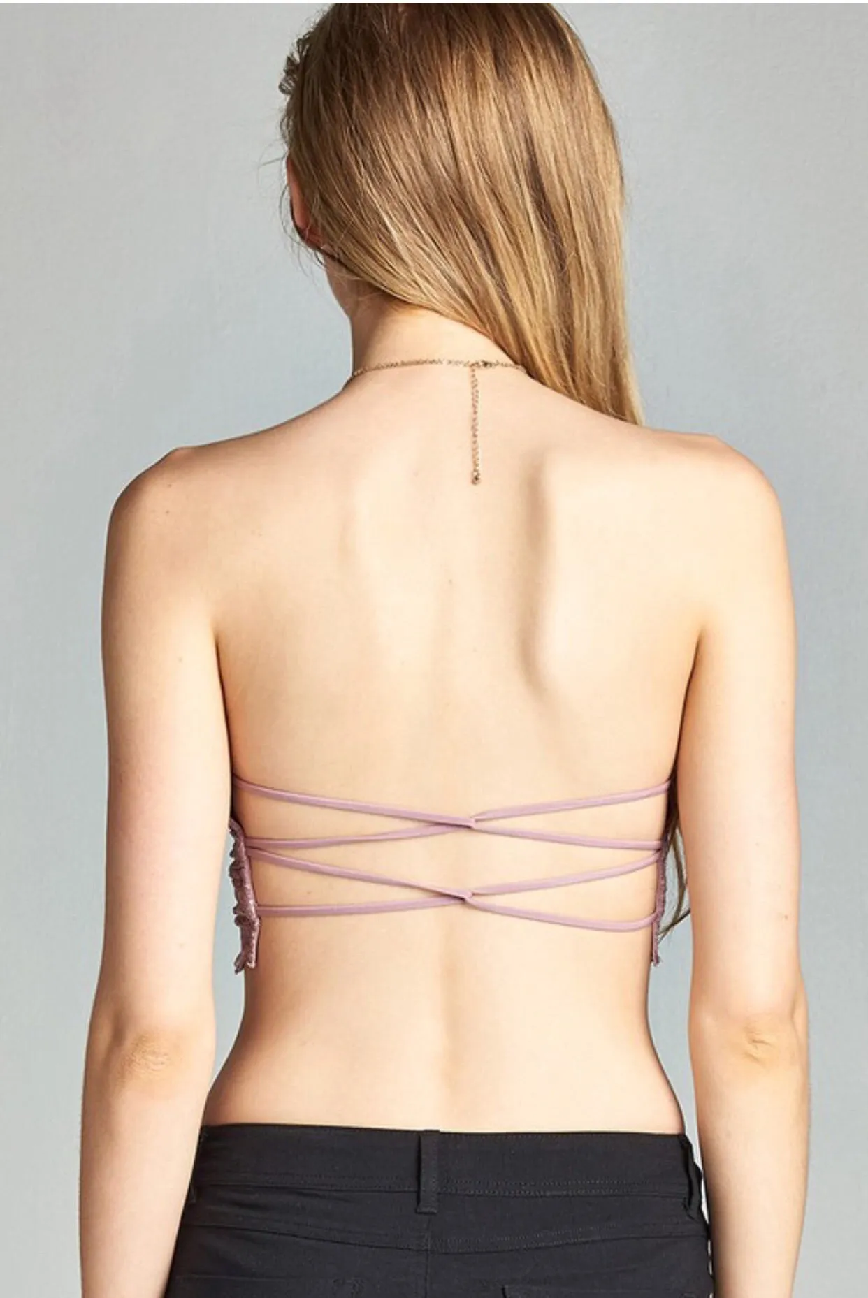 TEASE ME Lace Bandeau Bralette