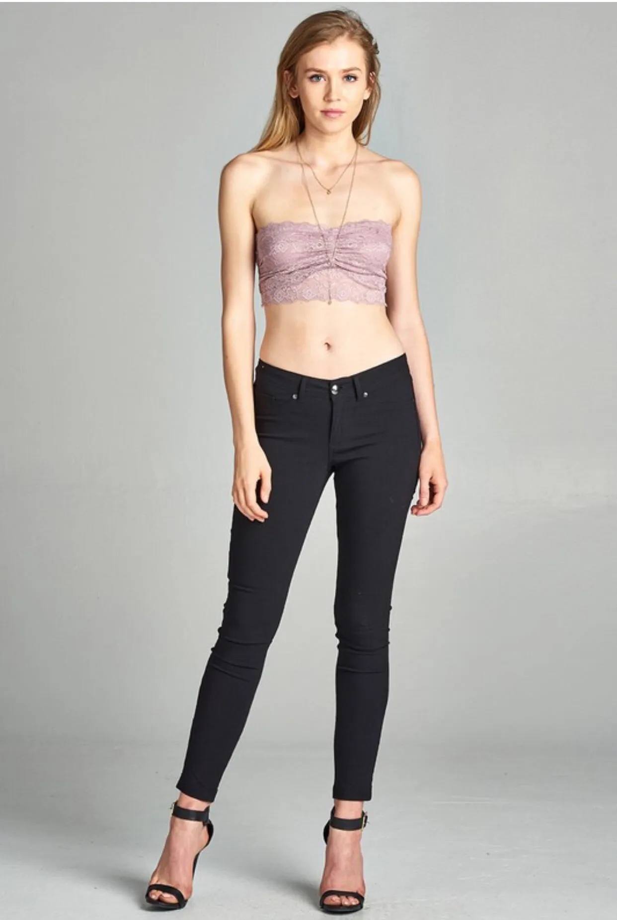 TEASE ME Lace Bandeau Bralette