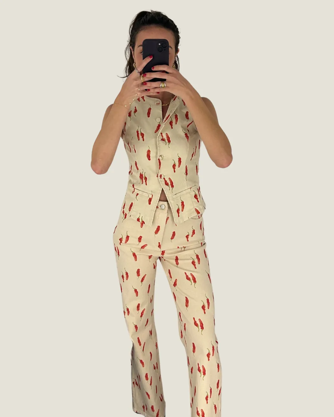 The Urban Spice: Sleeveless Patterned Vest Top