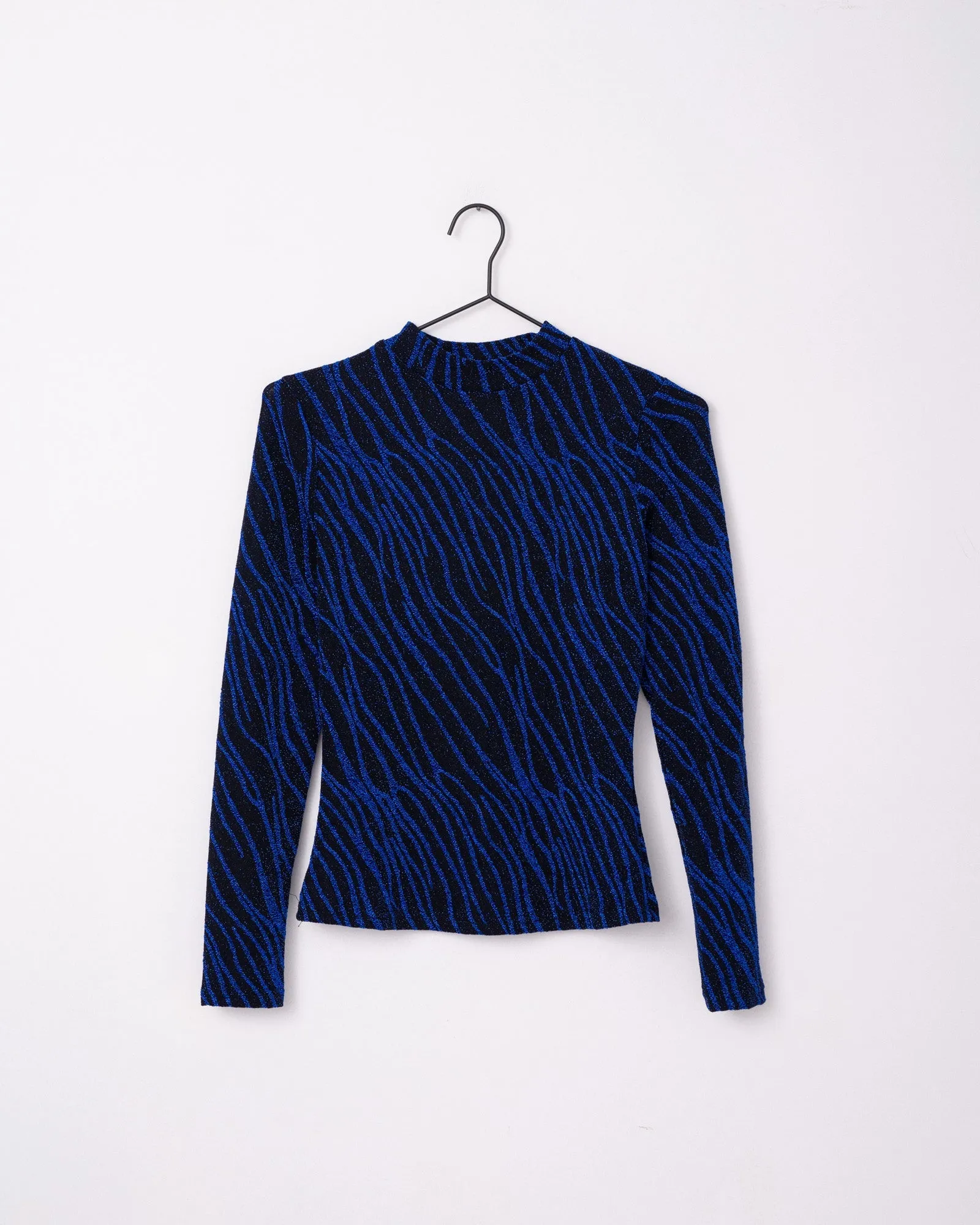 TILTIL Amilla Top Zebra Glitter Blue
