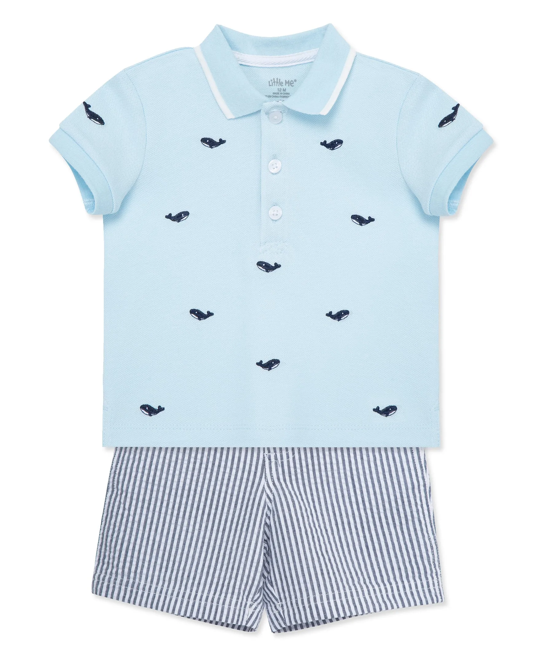 Whale Polo Short Set (2T-4T)