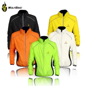 WOLFBIKE Windproof Bicycle Jackets Bicicleta Ciclismo Maillot Men Sportswear Jersey Dust Rain Coat MTB Cycling Raincoat Clothing
