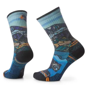 Women's Hike Light Cushion Icy Range Print Crew Sock