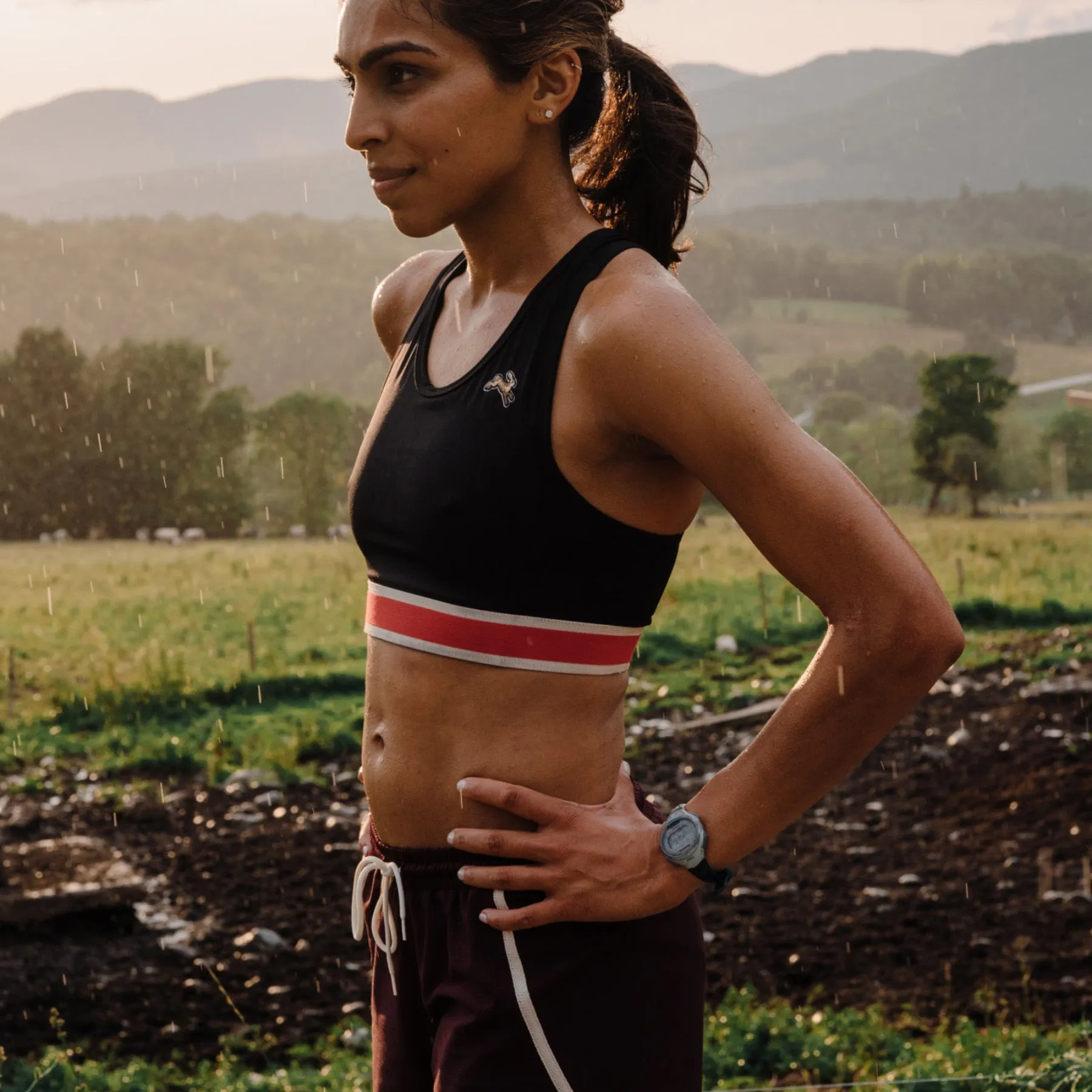 Women's Run Bra - Emerald
