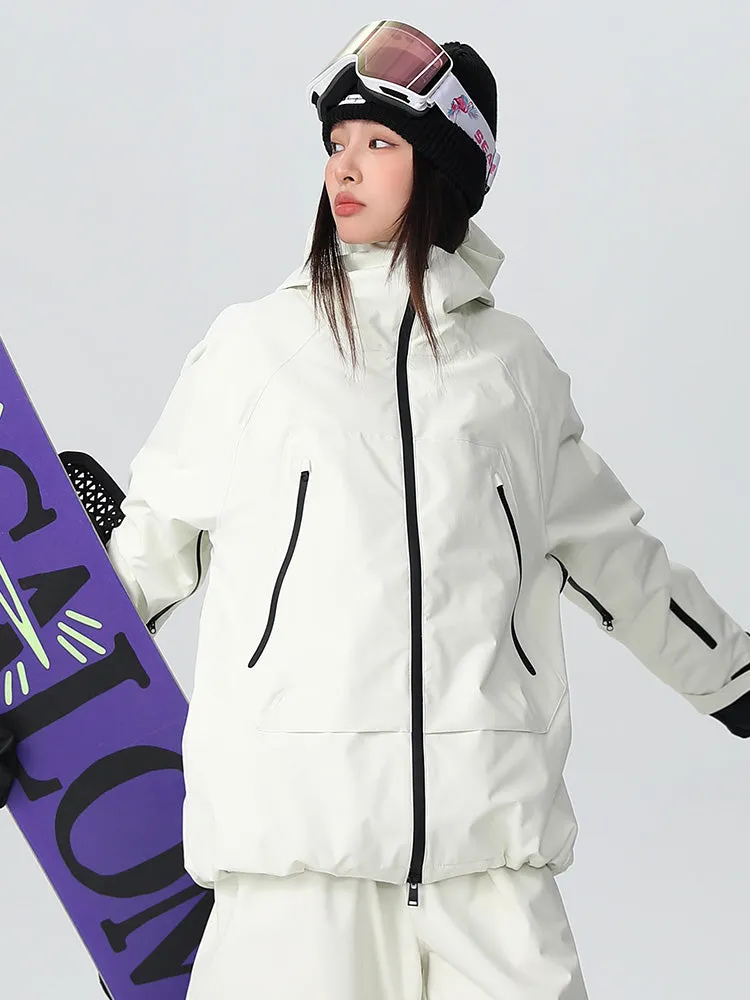 Women's Searipe Durable Mountain Pro All-Weather Baggy Snow Jacket