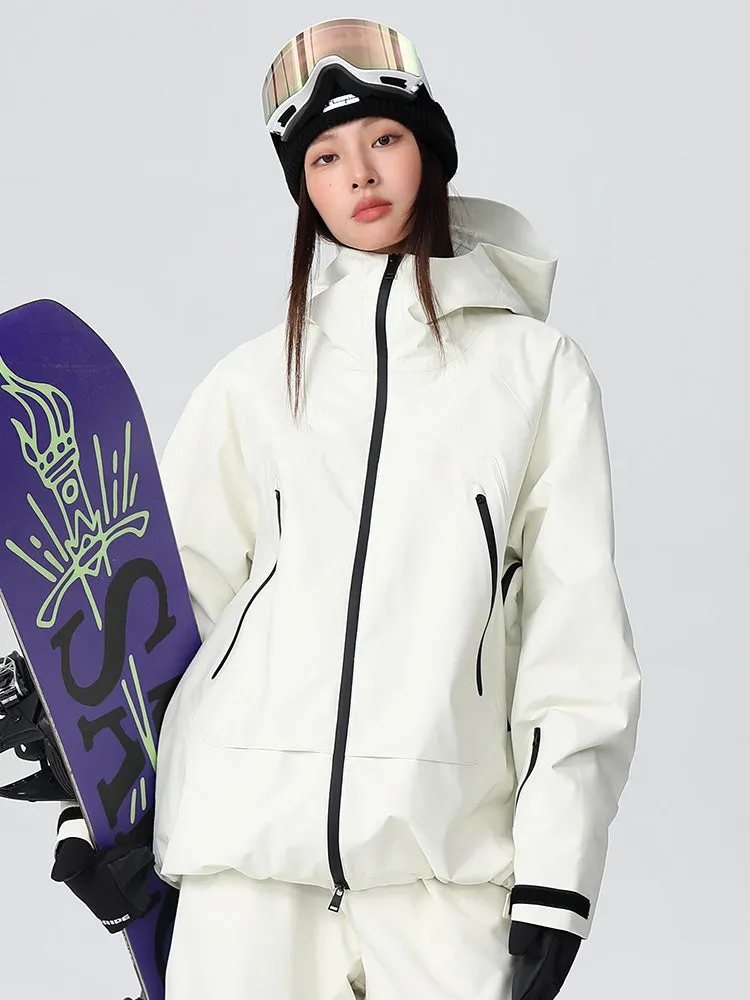 Women's Searipe Durable Mountain Pro All-Weather Baggy Snow Jacket