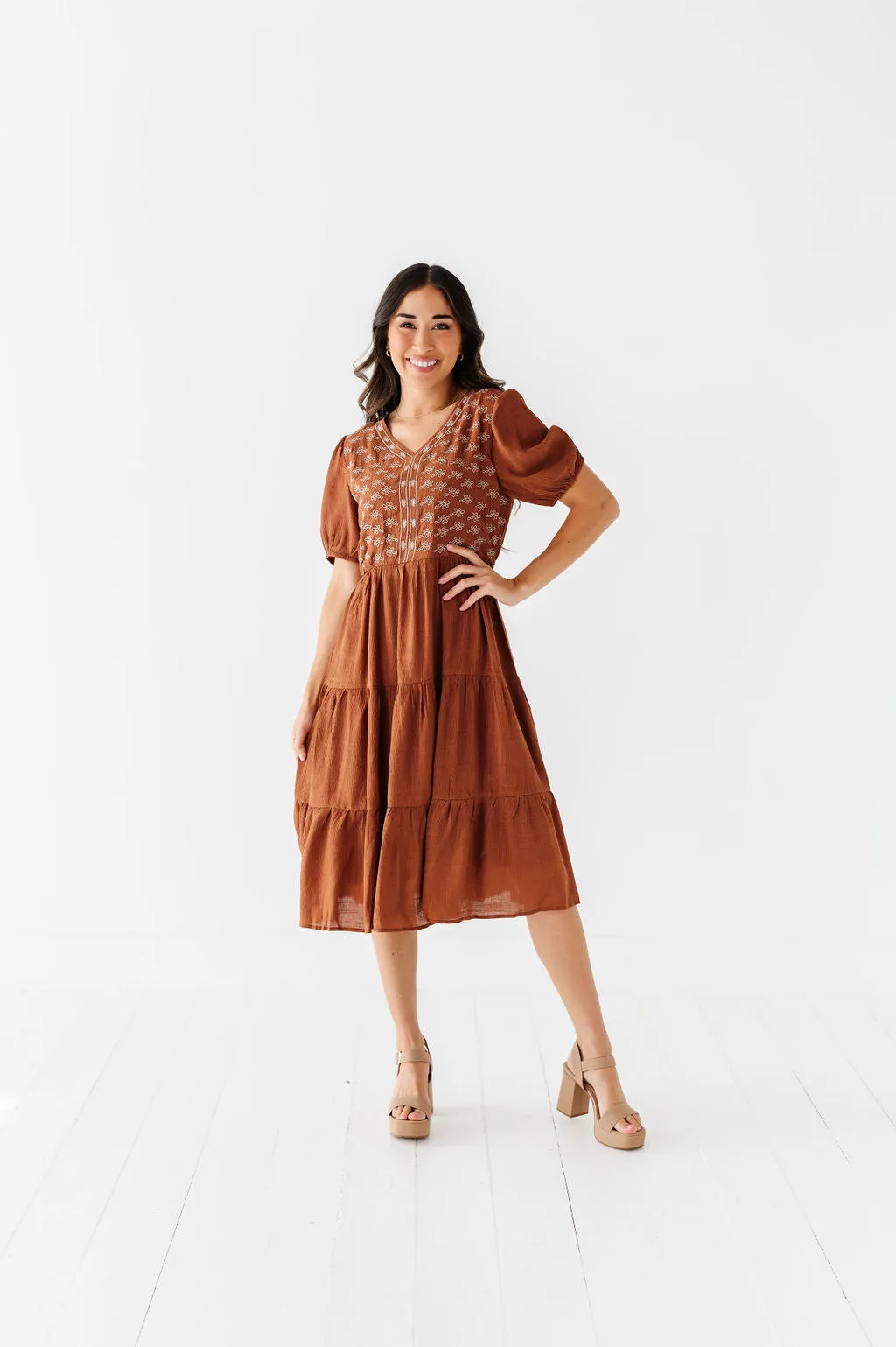 Wrenley Embroidered Dress