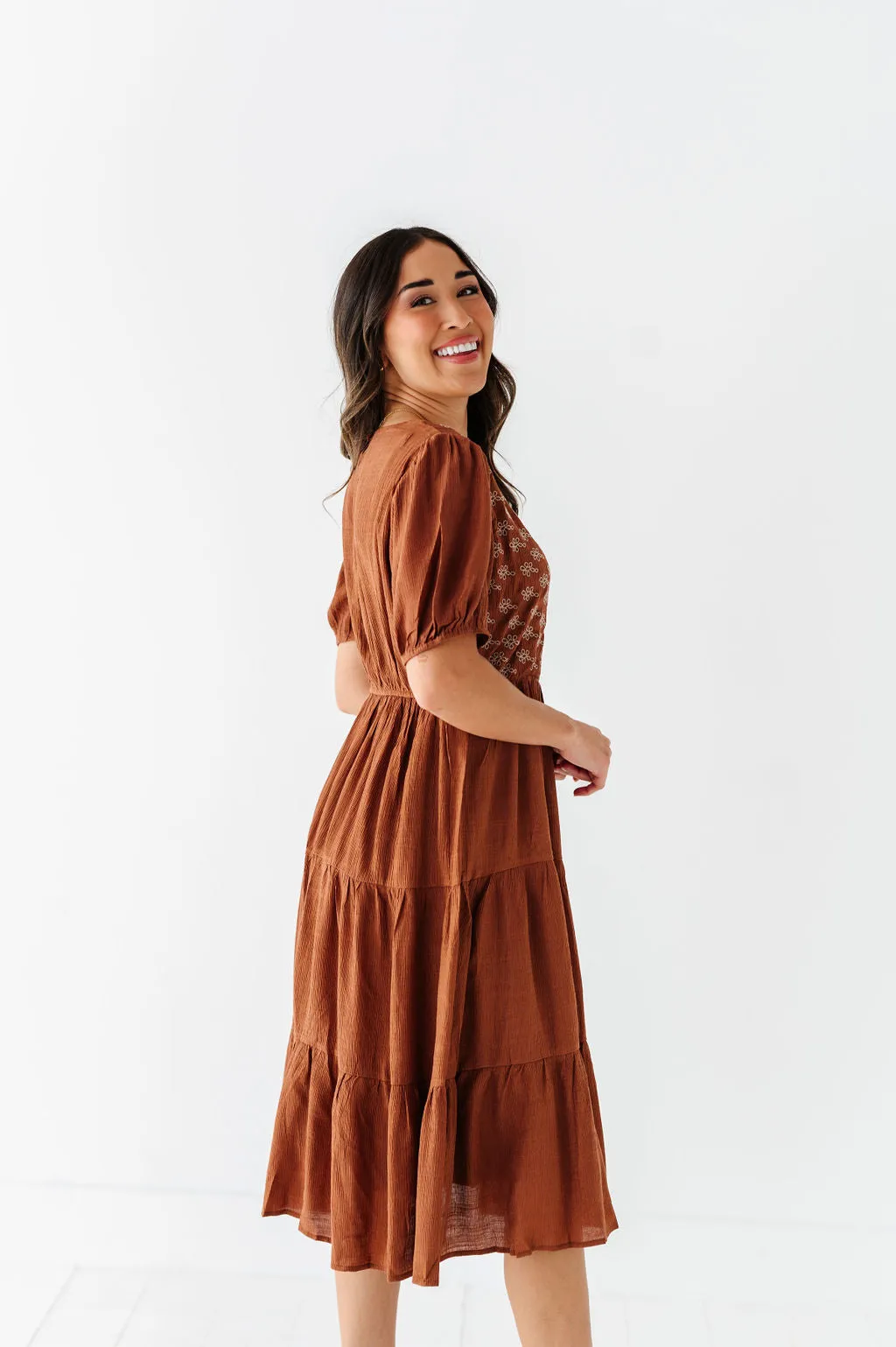 Wrenley Embroidered Dress