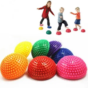 Yoga Half Ball Fitness Gym Balance Ball Point Massage Stepping Stones Balance Pods Crossfit Yoga balls Pilates fitness equipment